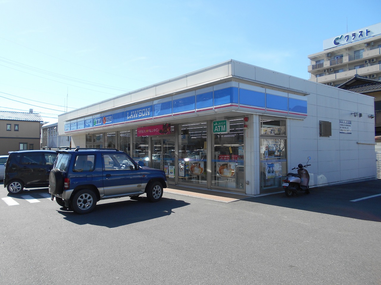 コンビニ　ローソン 　四日市芝田店（コンビニ）まで412m