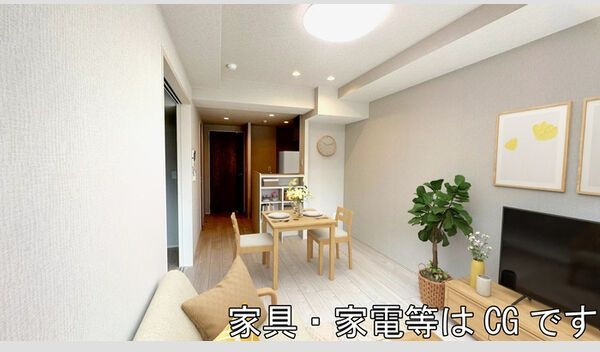 居室・リビング　イメージ写真　家具付きではありません。