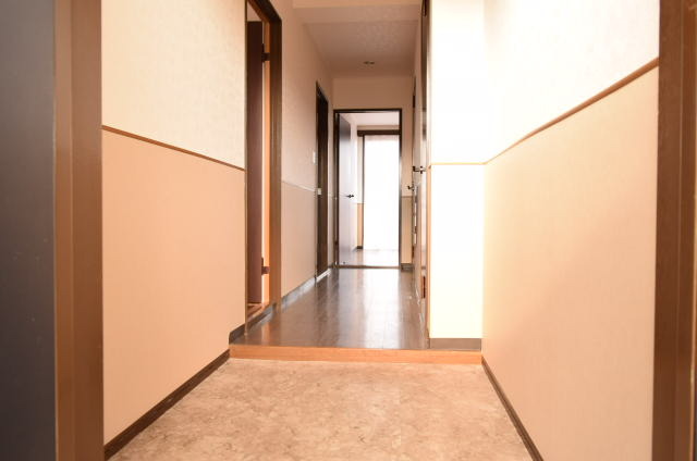 玄関　玄関から見た室内です