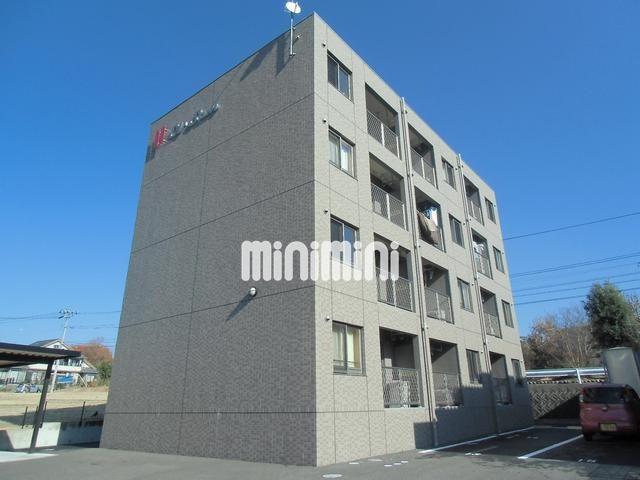 建物外観　高級感あるタイル貼りマンション