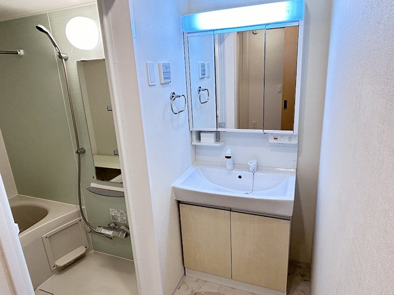 洗面設備　画像は２０２号室です（参考）