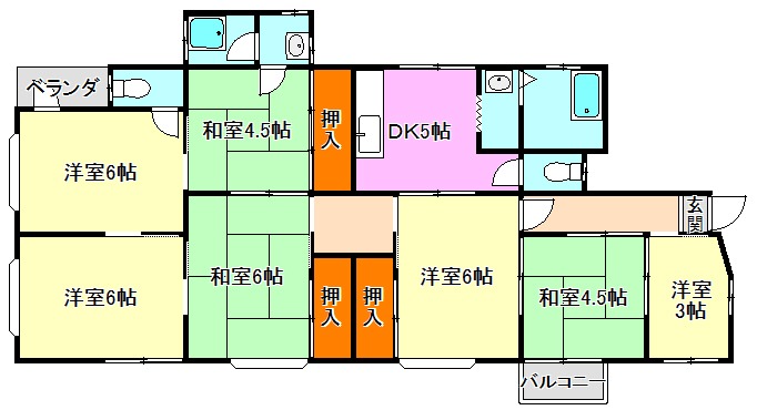 パークヒルIIの間取り写真