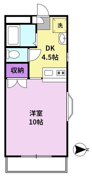 コスモハイツ2の間取り写真