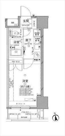 GRAZIA南砂町の間取り写真