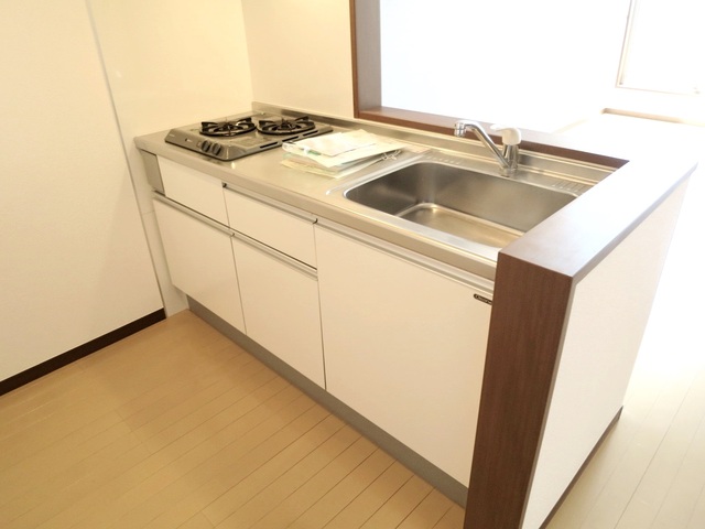 キッチン　オシャレなキッチンなので楽しくなります