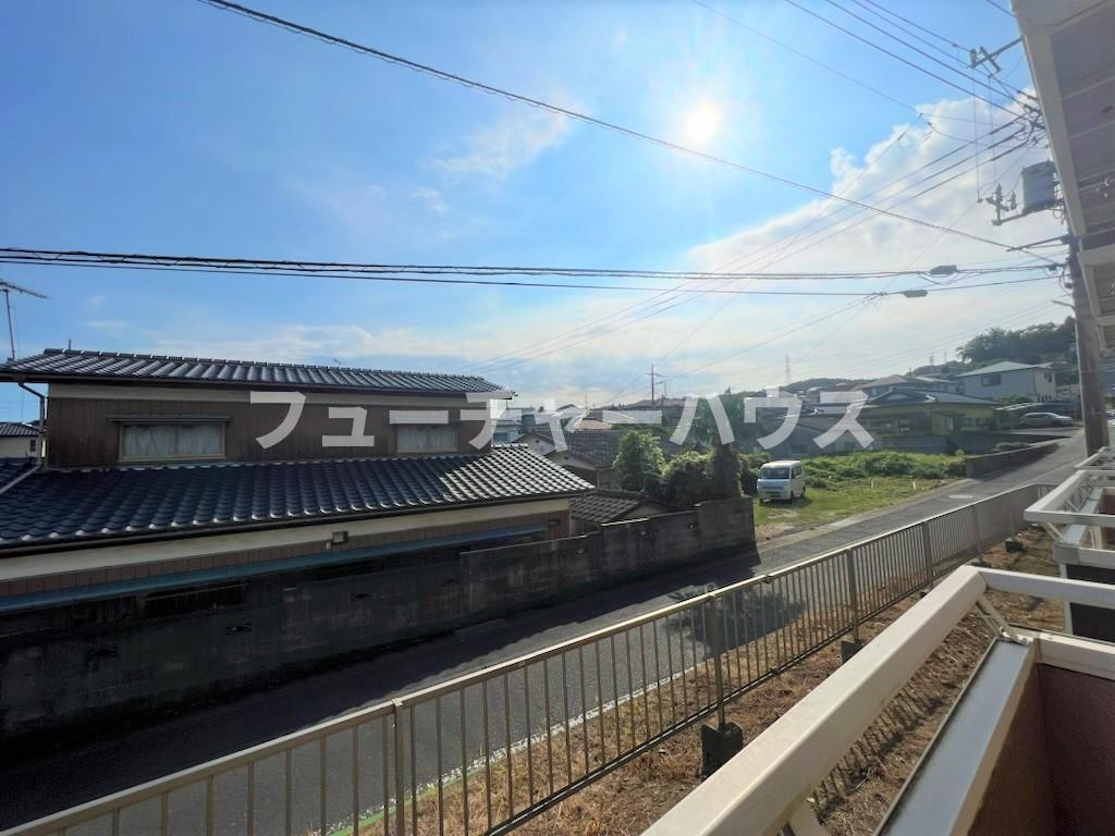 眺望　お洗濯にも便利なバルコニー付き