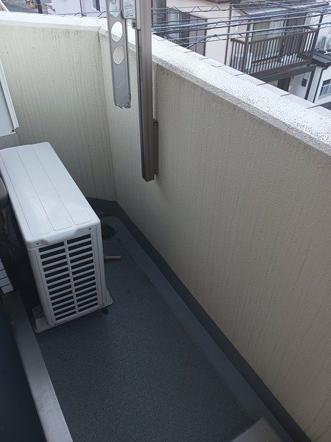 バルコニー　落ち着いた時間を過ごせるバルコニーです
