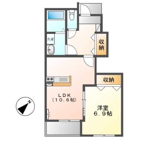 ソレイユMの間取り写真
