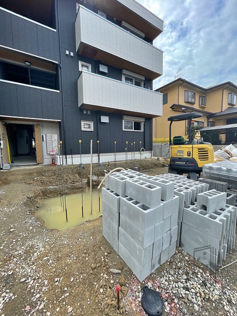 その他共有部分　外観（建築中）
