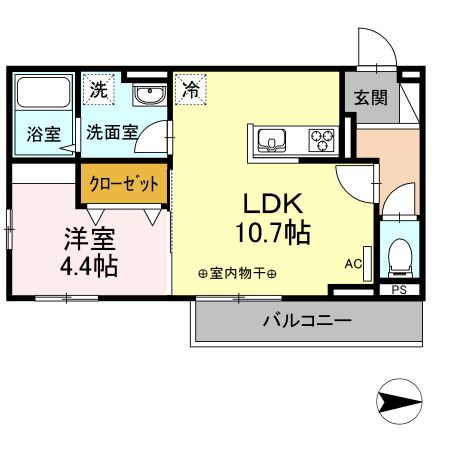 エレガンスコート屋島の間取り写真