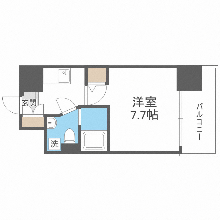 SERENiTE本町エコートの間取り写真