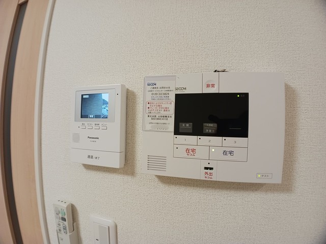 セキュリティ　モニター付インターホン、ホームセキュリティー