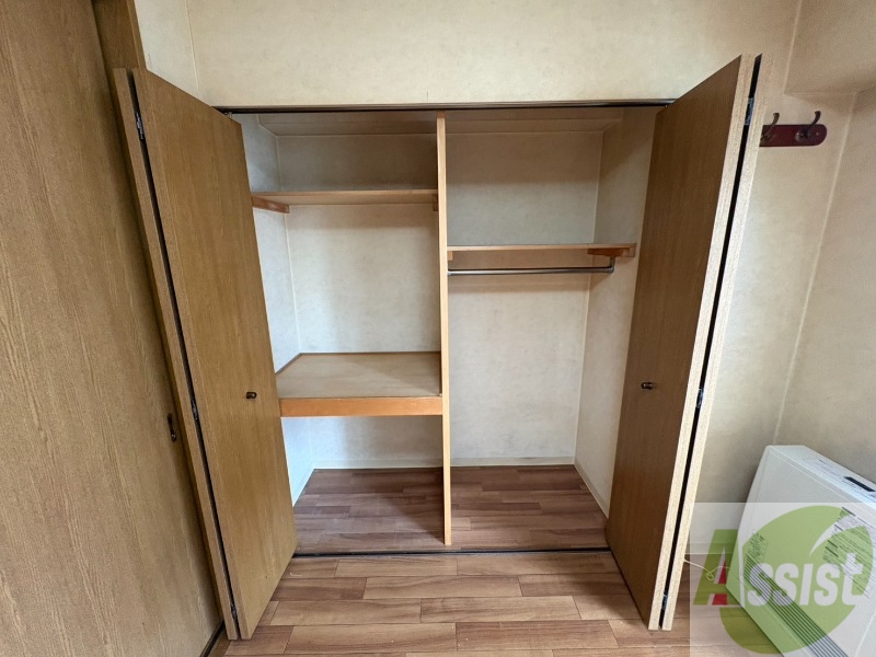収納　収納もバッチリあるのでお部屋が片付きますよ！
