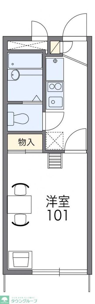 レオパレス丸山の間取り写真