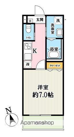 キャメル梅島2Aの間取り写真