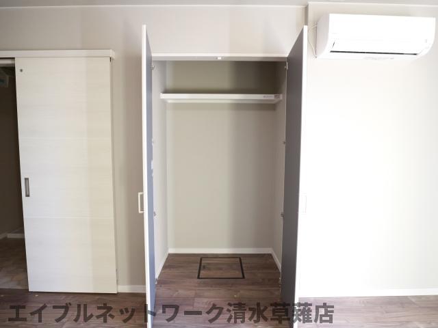 収納　たっぷりとした収納スペースです