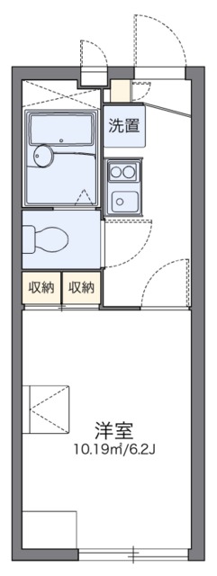 レオパレス光の杜の間取り写真