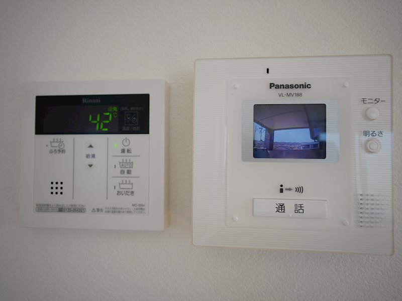 セキュリティ　TVドアホン、追焚き給湯