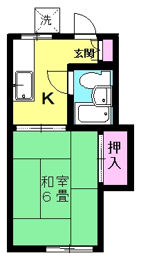 福寿荘の間取り