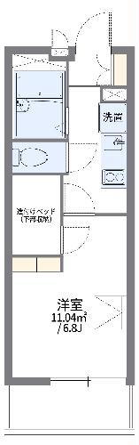 【レオパレス馬野浦上マンションの間取り】