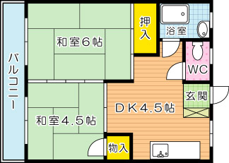 第一白石ビルの間取り