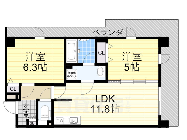 プレステージ11番館の間取り