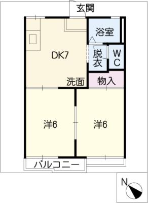 タウニーレイクサイドの間取り