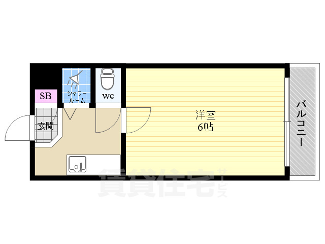 グラフィーネ向島（旧ユンヌペルソンヌ）の間取り