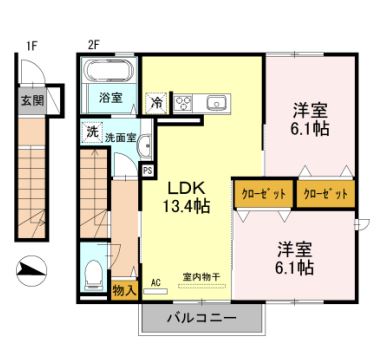 グランセジュールの間取り