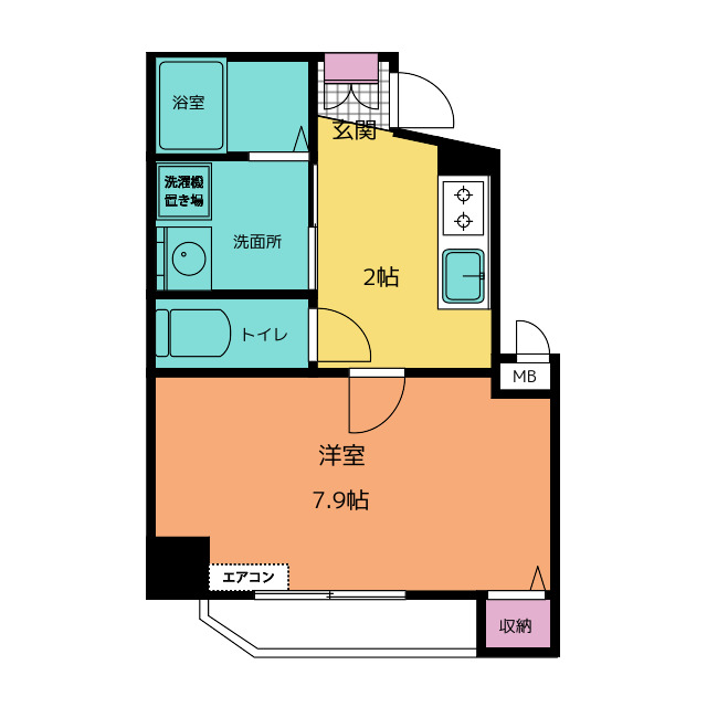 グランソレイユの間取り