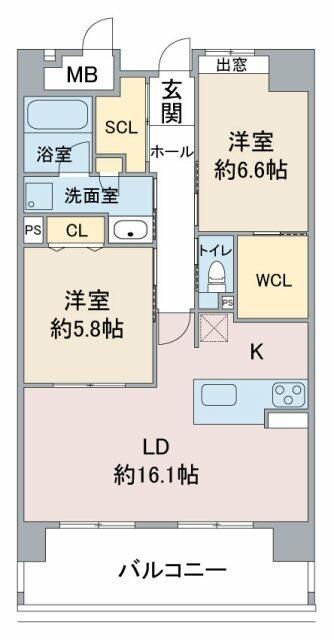 【Epoch　IKAIの間取り】