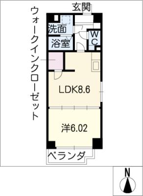 Ｓ－ＦＯＲＴ津新町の間取り