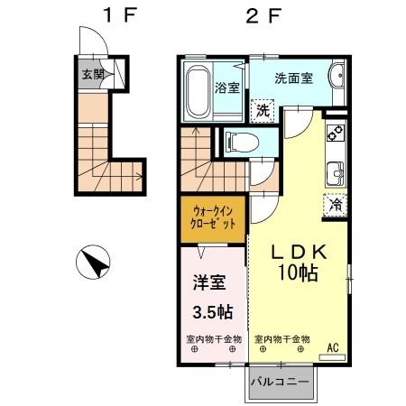 アルタイル藤ノ木の間取り