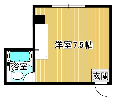 大阪市北区天満のマンションの間取り