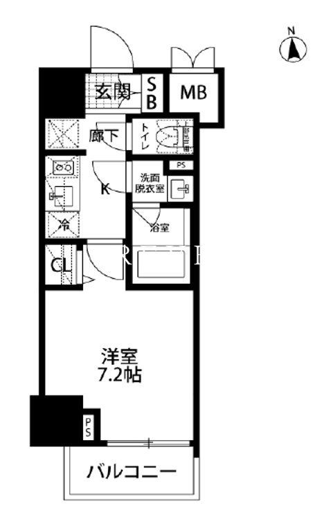 台東区寿のマンションの間取り