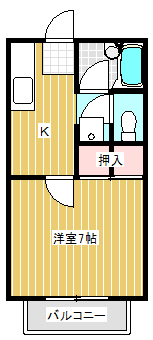 コンフォートさんべる樹の間取り