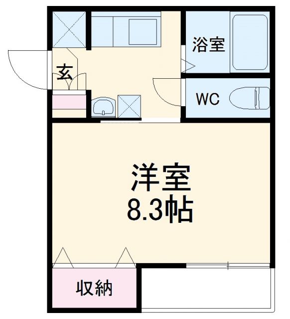 オークハウス桜の間取り