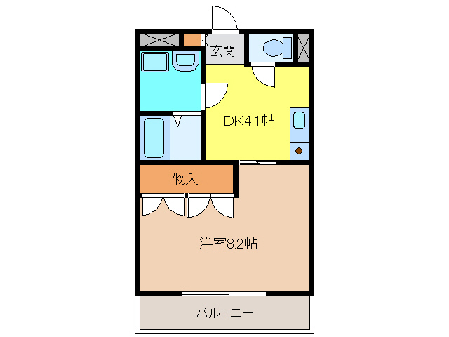 ヴィ・シックス北山の間取り