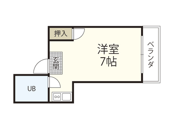 広島市中区小網町のマンションの間取り