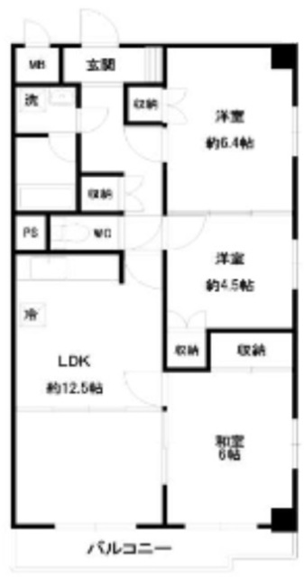 ヴァーテクスカワグチの間取り