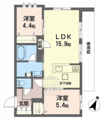 シャーメゾン　皐月の間取り