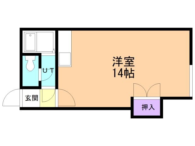 【ドエル宮の森の間取り】