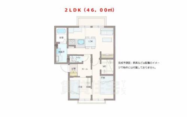 相楽郡精華町大字下狛のアパートの間取り