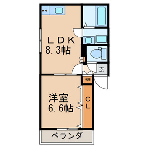 ルミエール南の間取り