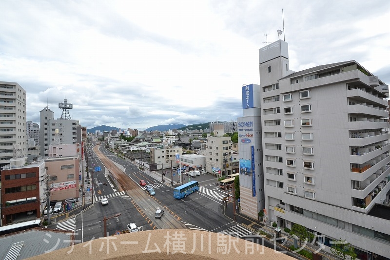 【広島市中区広瀬町のマンションの眺望】