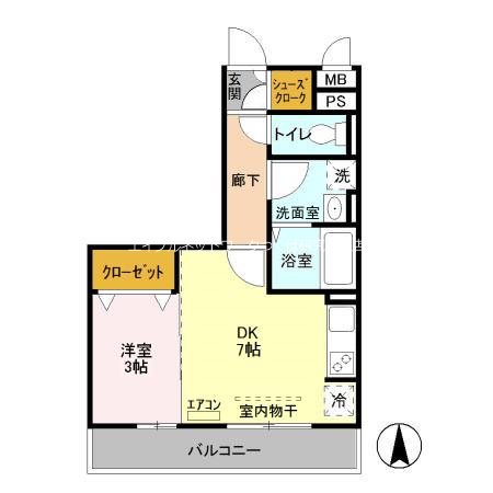 conifer(コニファー )諏訪C3街区4の間取り