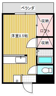 プチメゾンＦｕｊｉの間取り