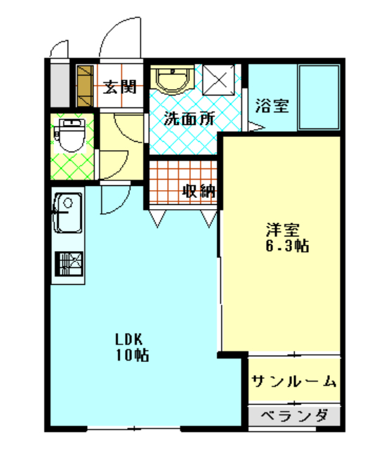 ニアステーションIIの間取り