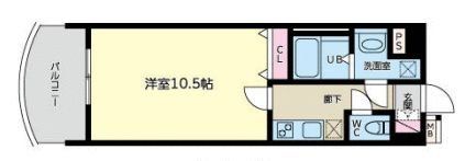 千葉市美浜区高洲のマンションの間取り