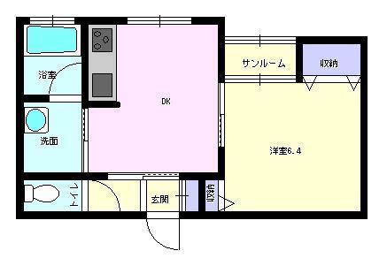 オセロＢ棟の間取り